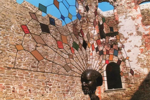 Helfštýn, VF, vstupenka č.60, Plastika "Afrika", 1997, tisk Sprint