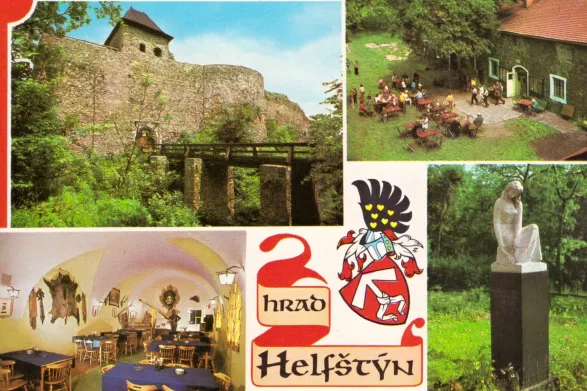 Helfštýn, VF, vydavatelství Pressfoto, tisk Severografia Červený Kostelec