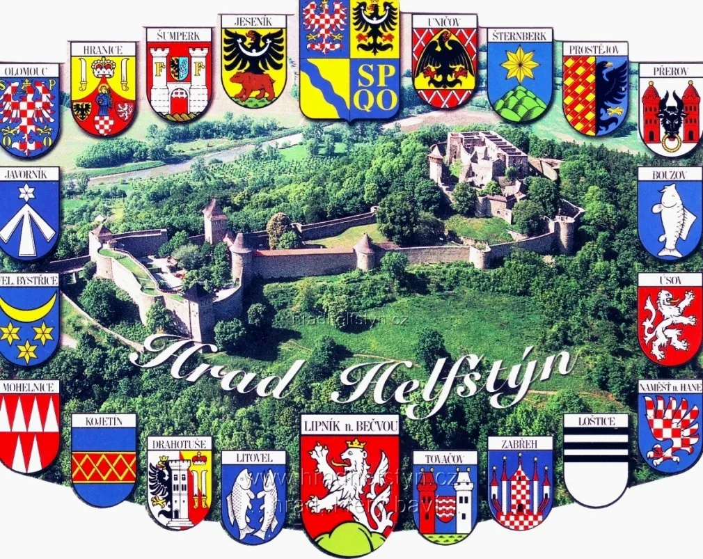 Helfštýn, 15x11,8, tisk Sprint Olomouc