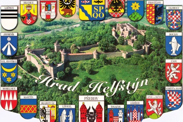Helfštýn, 15x11,8, tisk Sprint Olomouc