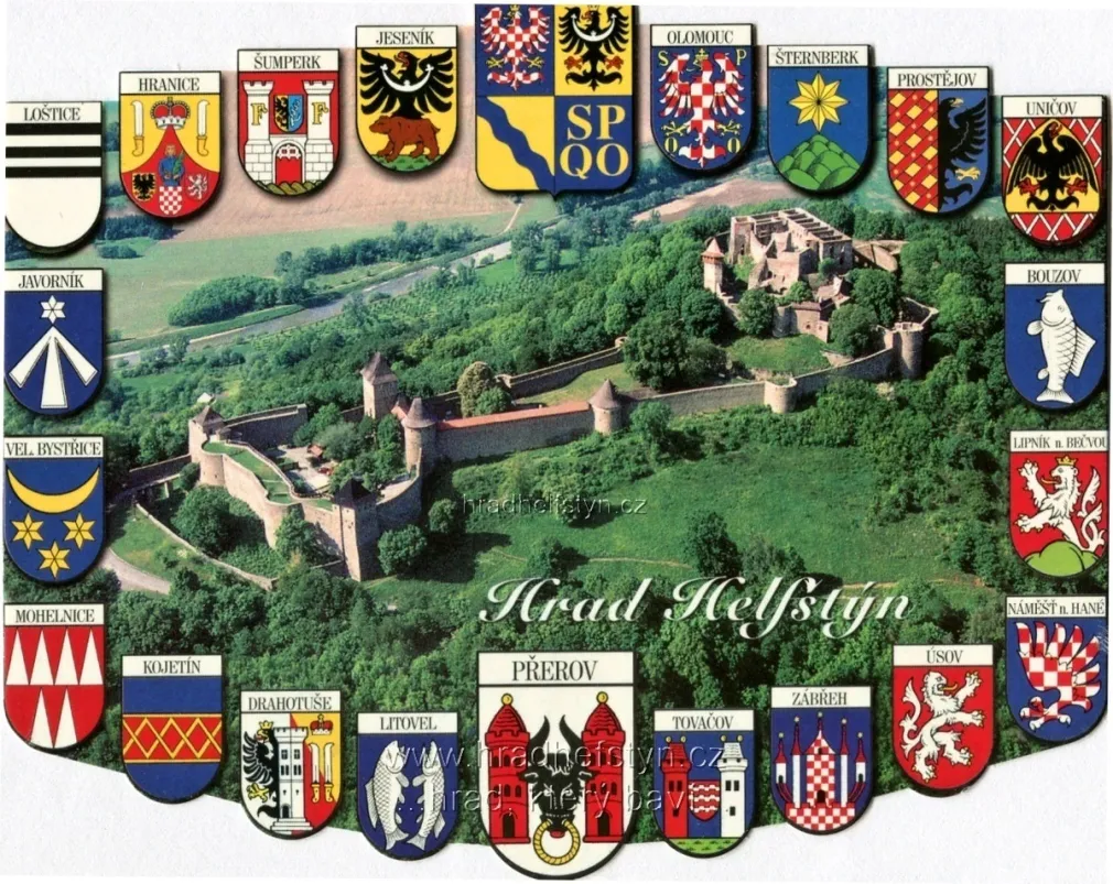 Helfštýn, 15x11,8, tisk Sprint Olomouc