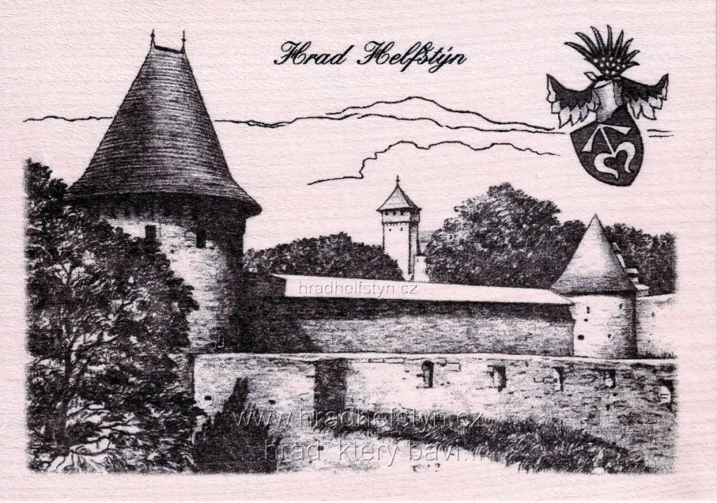 Helfštýn, VF, dýha, vydal Toman a Toman