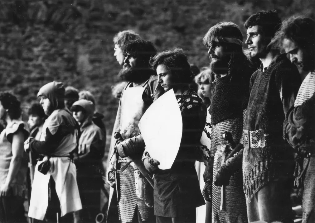 Helfštýn, historický šerm, 1986