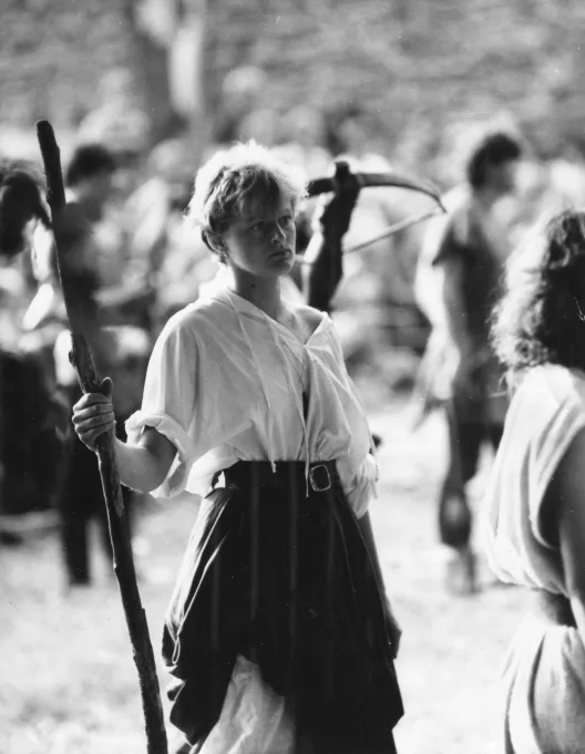 Helfštýn, historický šerm, 1986