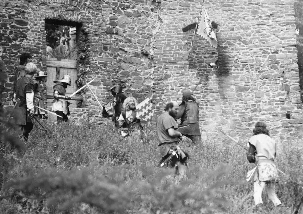 Helfštýn, historický šerm, 1986