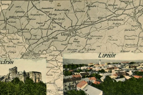 Helfštýn, MF, s mapkou