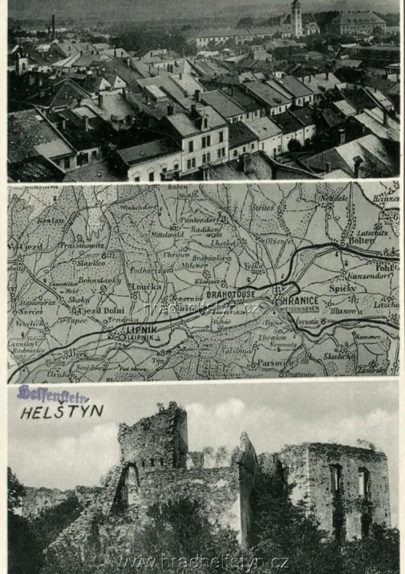 Helfštýn, MF, s mapkou, nakl. Alžběta Richtrová, Lipník