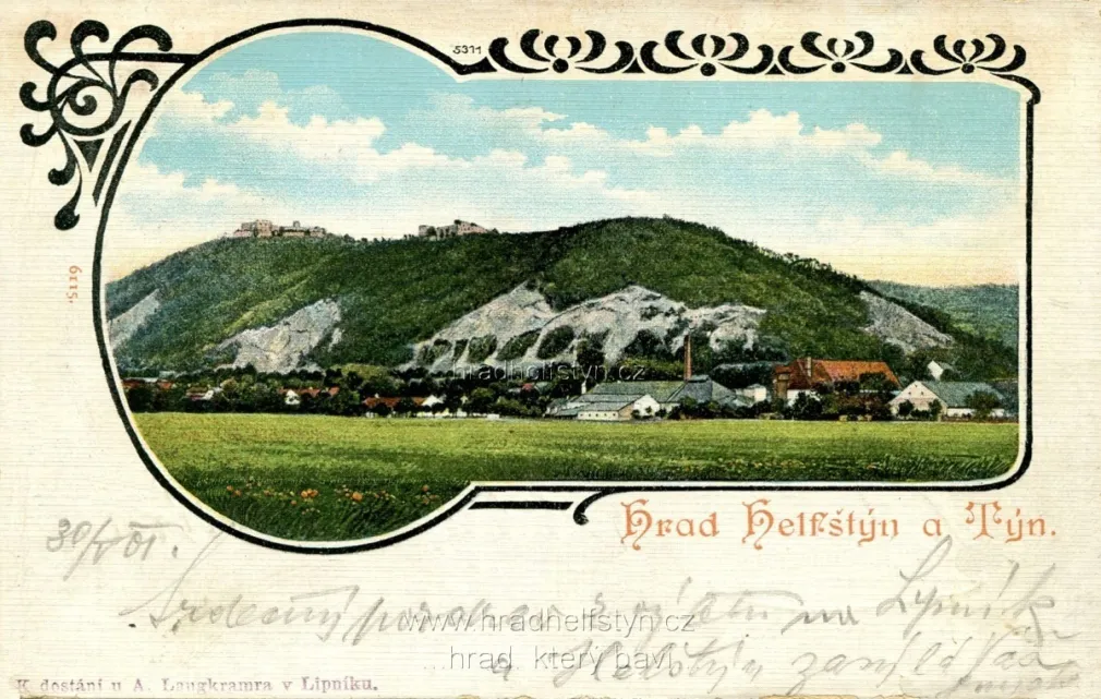 Helfštýn, MF, DA, koláž, prošlá 1901