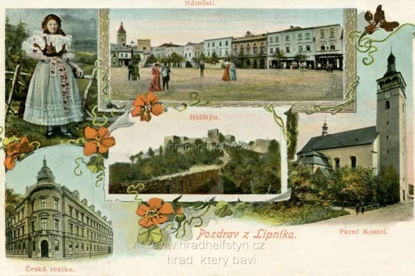 Helfštýn, MF, prošlá 1908