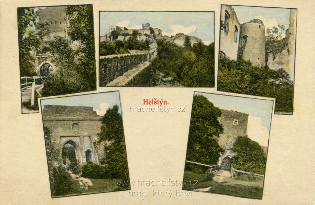 Helfštýn, MF, prošlá 1917