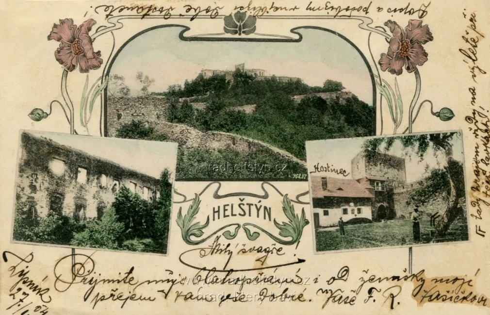 Helfštýn, MF, DA, prošlá 1904