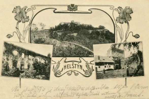 Helfštýn, MF, DA, prošlá 1904