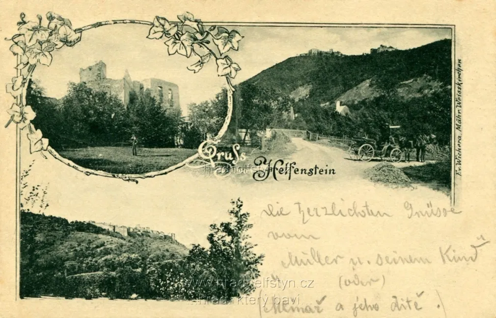 Helfštýn, MF, DA, prošlá 1898