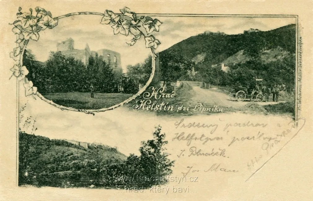 Helfštýn, MF, DA, prošlá 1899