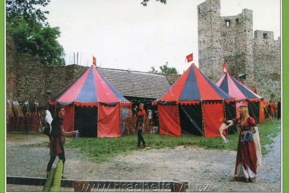 Helfštýn, VF, vstupenka č.128, Pohádkový hrad, vydavatelství Vega