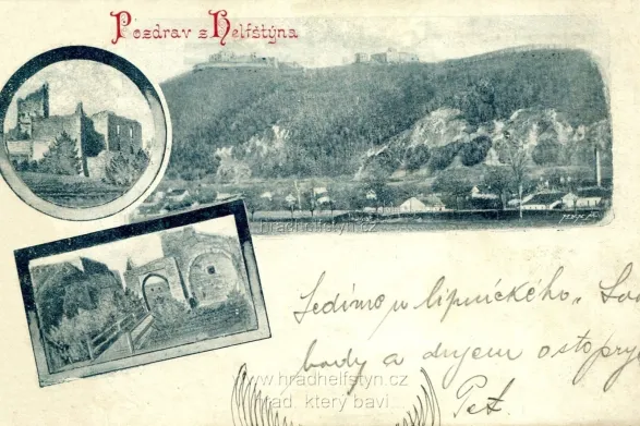 Helfštýn, MF, DA, prošlá 1899