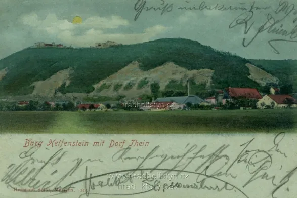 Helfštýn, MF, DA, prošlá 1900