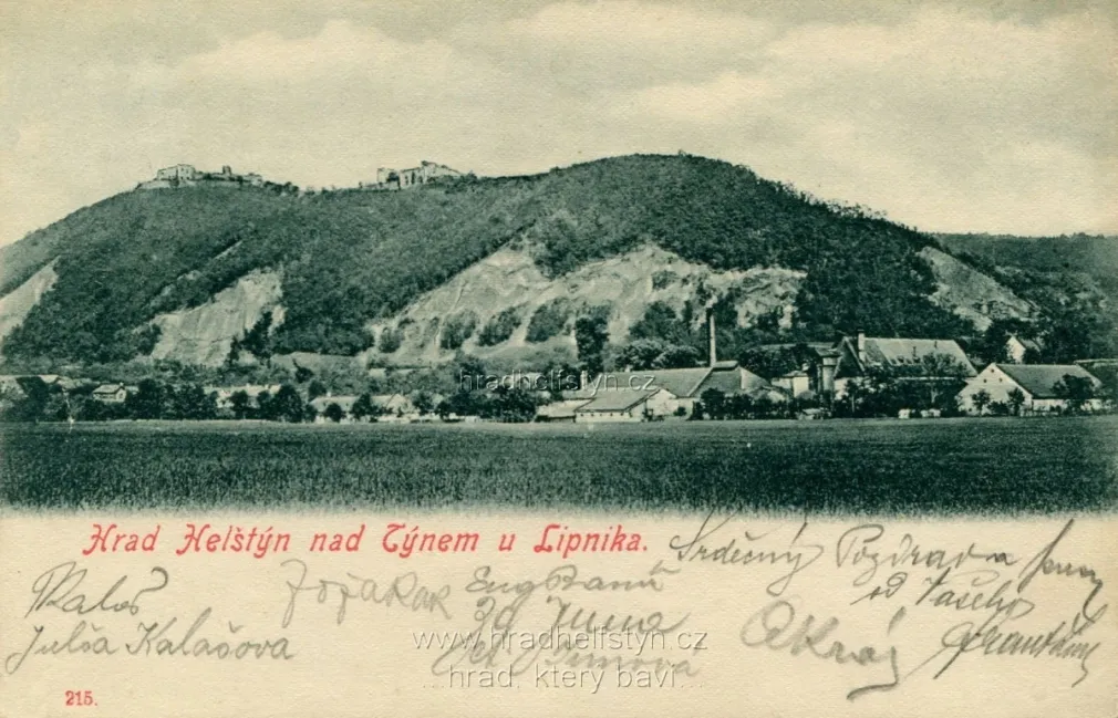 Helfštýn, MF, DA, prošlá 1901