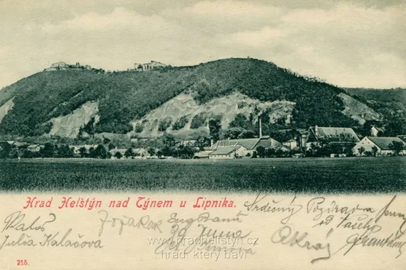 Helfštýn, MF, DA, prošlá 1901