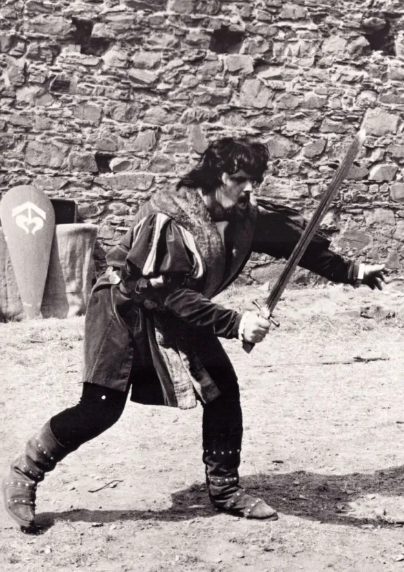 Helfštýn, historický šerm, 1983 (z archívu Petra Milaty)