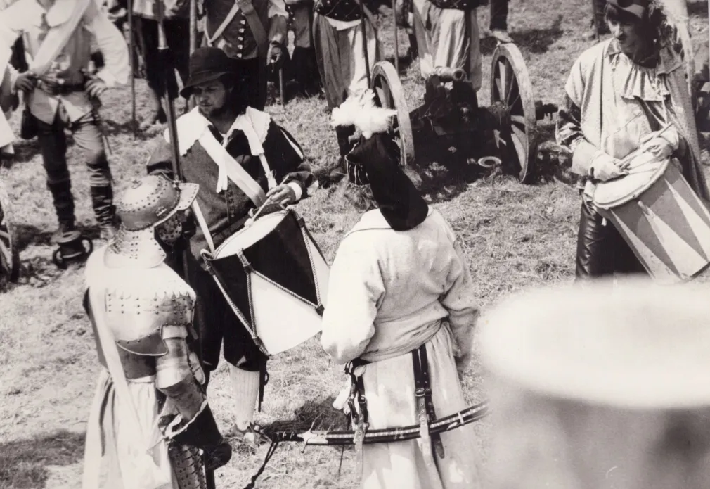 Helfštýn, historický šerm, 1985 (z archívu Petra Milaty)