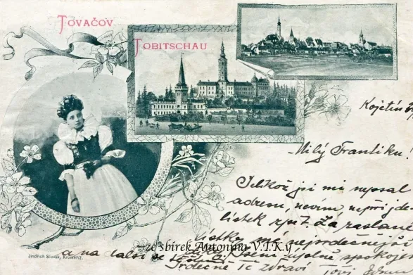 Tovačov, MF, DA, koláž, vydavatel J. Slovák, prošlá 1898