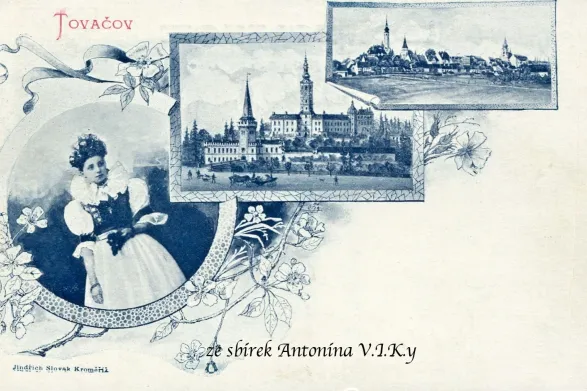 Tovačov, MF, DA, koláž, vydavatel J. Slovák