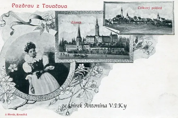 Tovačov, MF, DA, koláž, vydavatel J. Slovák