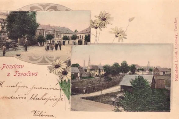 Tovačov, MF, DA, vydavatel Lipenský, prošlá