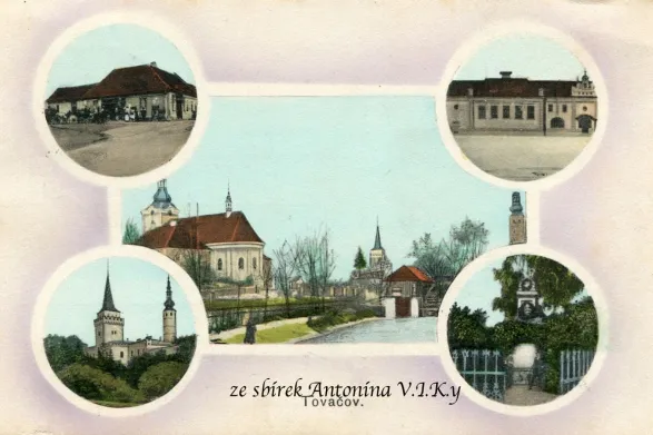 Tovačov, MF, nákladem An. Lukášková, prošlá 1914