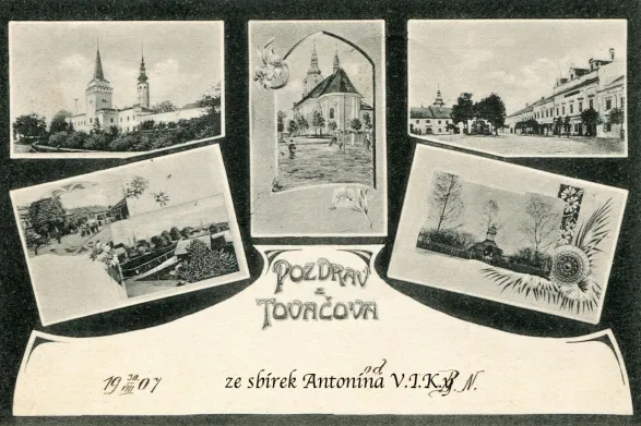 Tovačov, MF, nákladem R. Lukášek, prošlá 1907