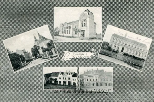Tovačov, MF, nákladem Trnkal, prošlá 1917, (KuK)