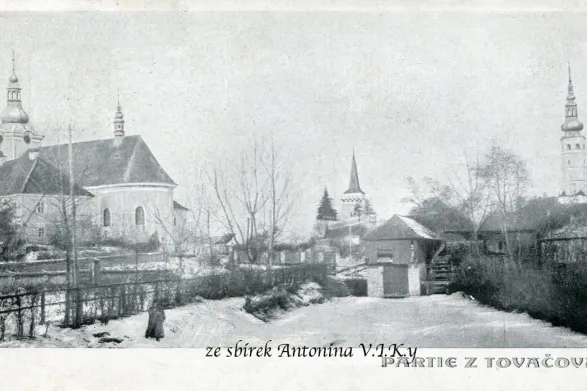 Tovačov, MF, vydal E. Drápal, prošlá 1912