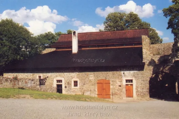 Helfštýn, VF, vstupenka č.7, Kovářské studio na 3. nádvoří, vydavatel elan