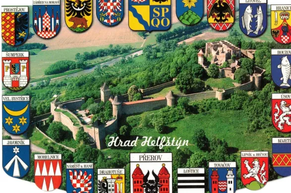 Helfštýn, 15x11,8, tisk Sprint Olomouc