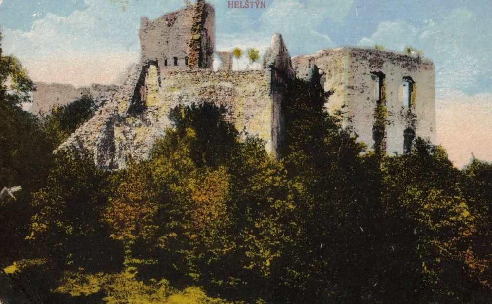 Helfštýn, MF, tisk 1918