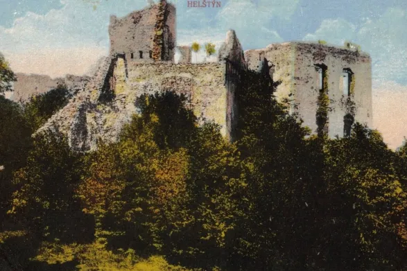 Helfštýn, MF, tisk 1918