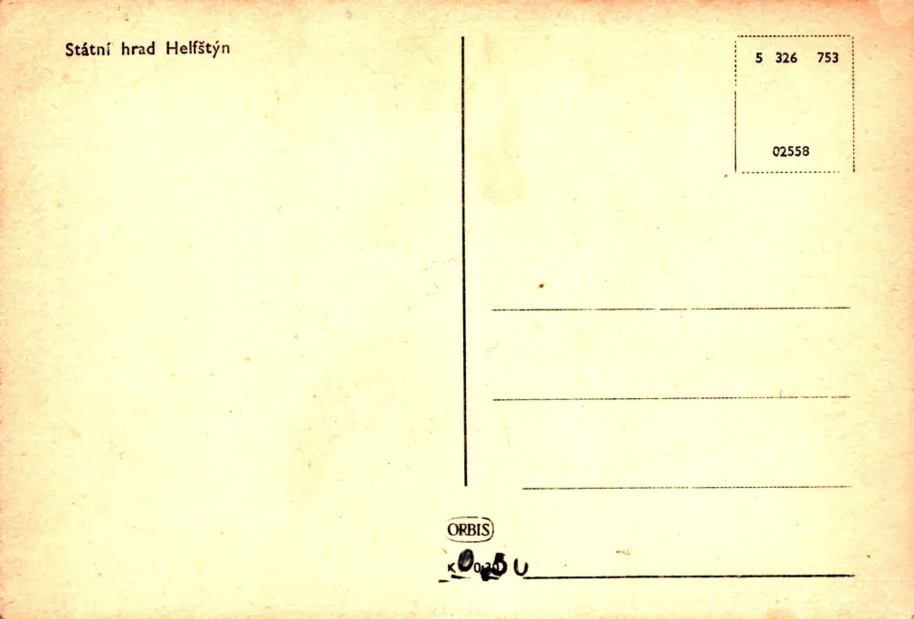 Helfštýn, VF, nakl. Orbis