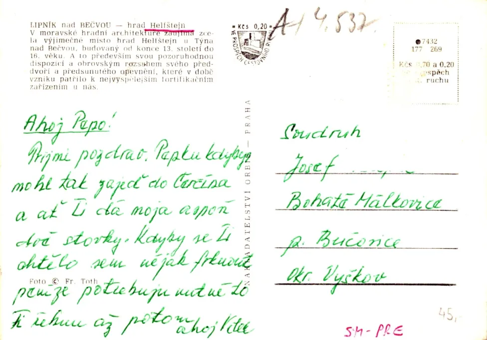 Helfštýn, VF, nakladatelství Orbis