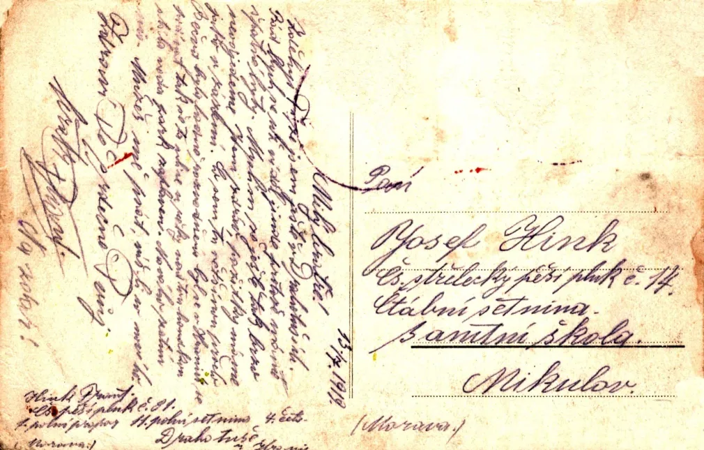 Týn s Helfštýnem, MF, Statek, prošlá 1919