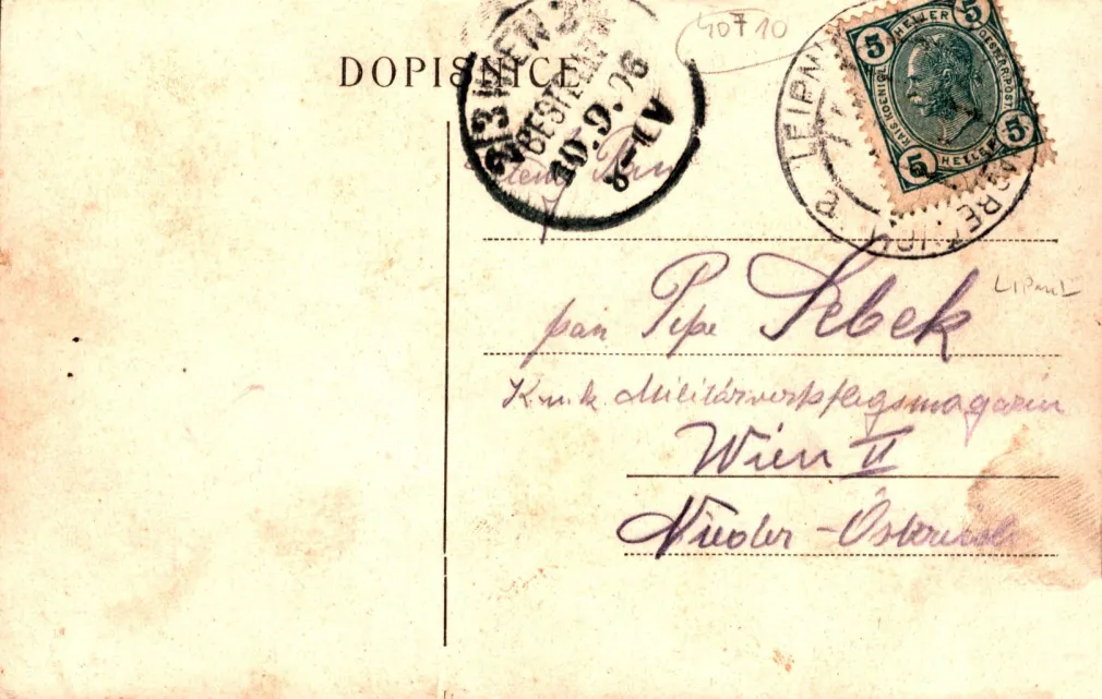 Týn nad Bečvou, MF, prošlá 1906