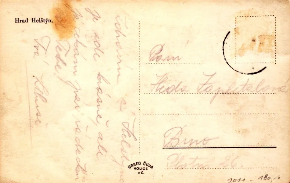 Helfštýn, MF, tisk Grafo Čuda Holice