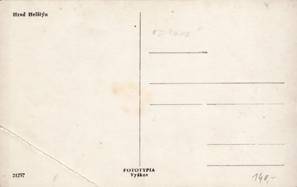 Helfštýn, MF, Fototypia Vyškov