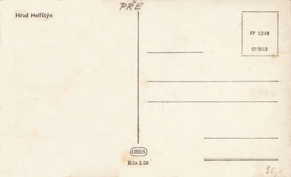 Helfštýn, MF, tisk Orbis