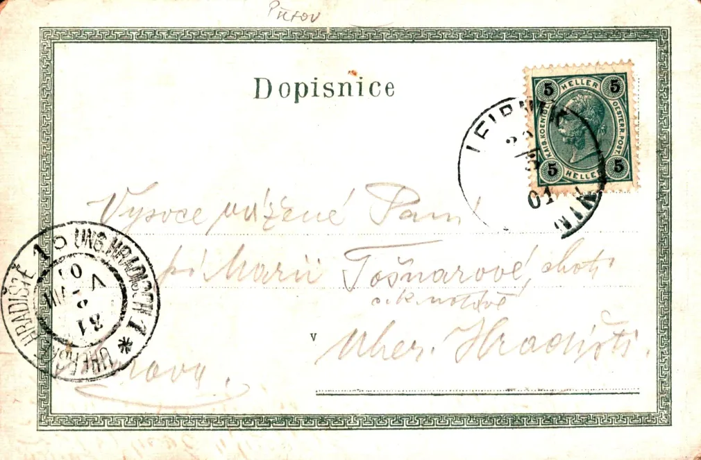 Helfštýn, MF, DA, koláž, prošlá 1901