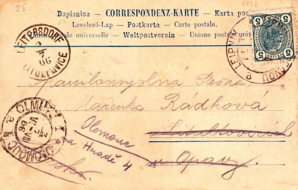 Helfštýn, MF, DA, nákladem Ed. Feitzingra v Těšíně, prošlá 1906