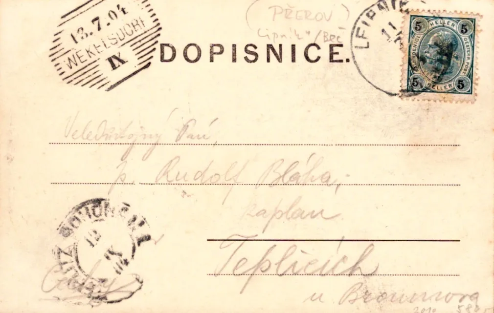 Helfštýn, MF, DA, prošlá 1904