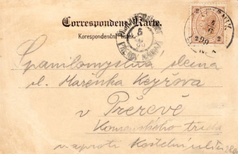 Helfštýn, MF, DA, prošlá 1899