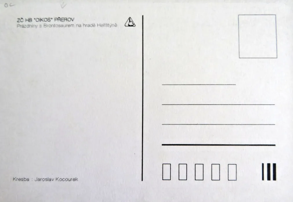 Pohlednice Brontosaurus, č.154
