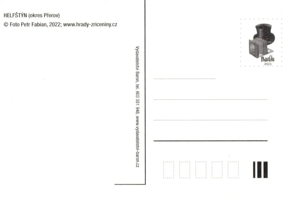 Helfštýn, VF, vydavatelství Baron, 2023